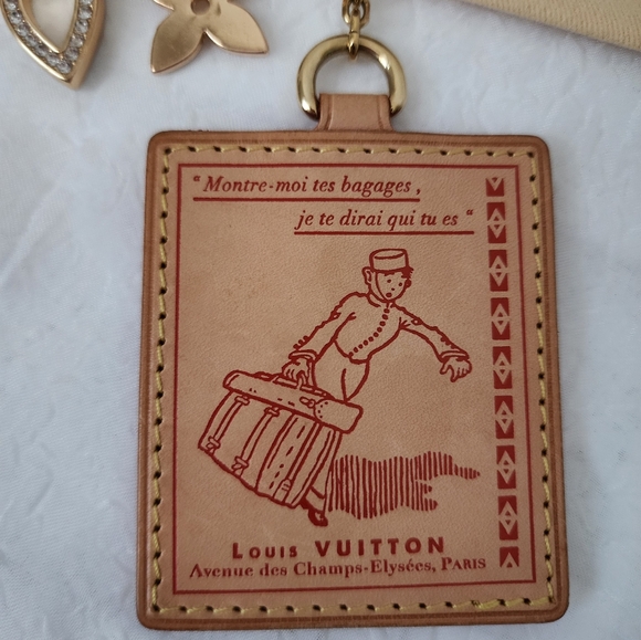 Auth Louis Vuitton Portocle VVN Key Ring Charm - Picture 4 of 13